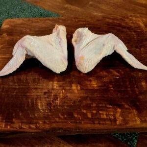 Pasture raised chicken wings.